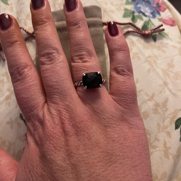 David Yurman onyx ring - Picture 2 of 6